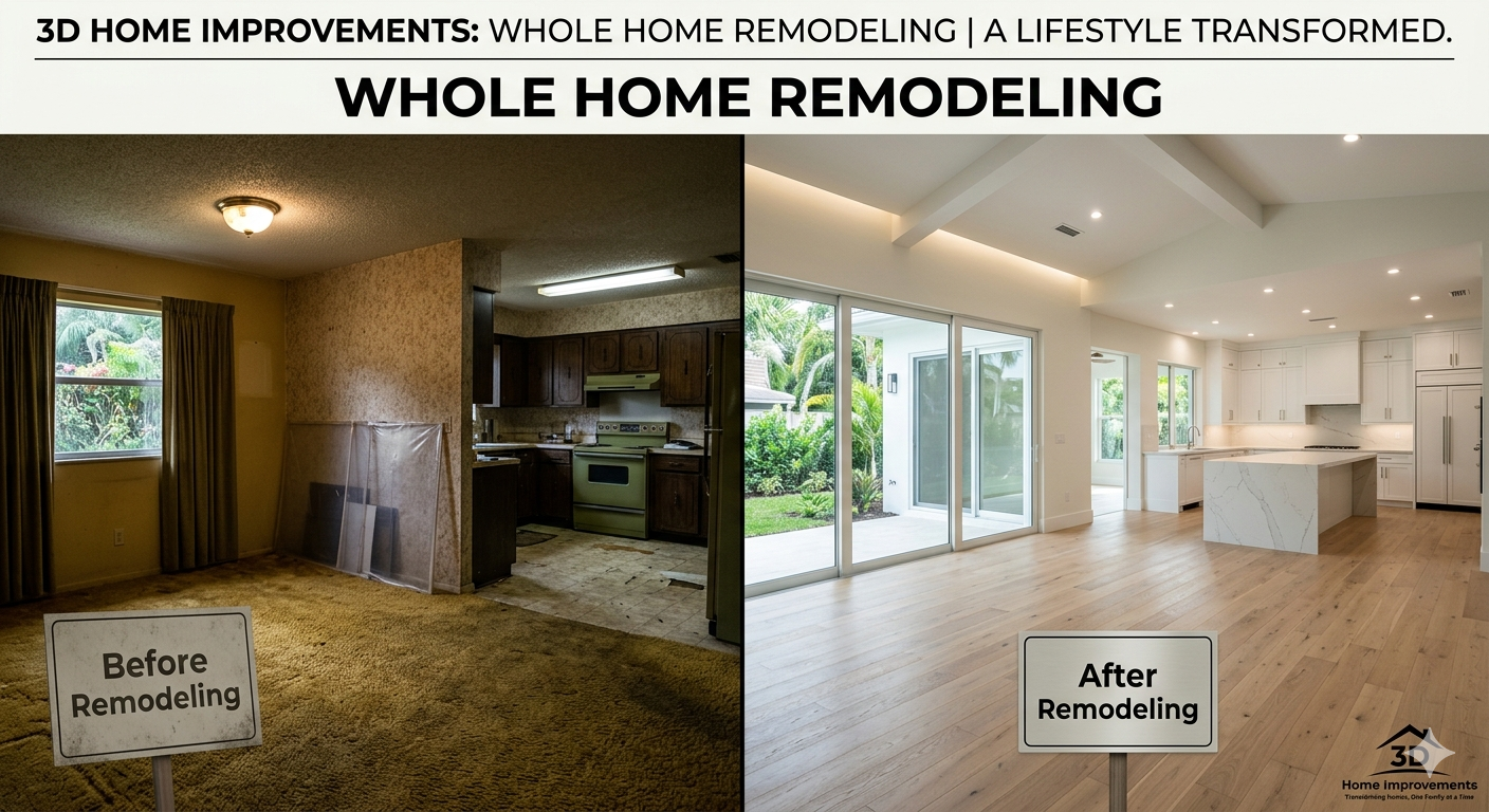 whole home remodeling