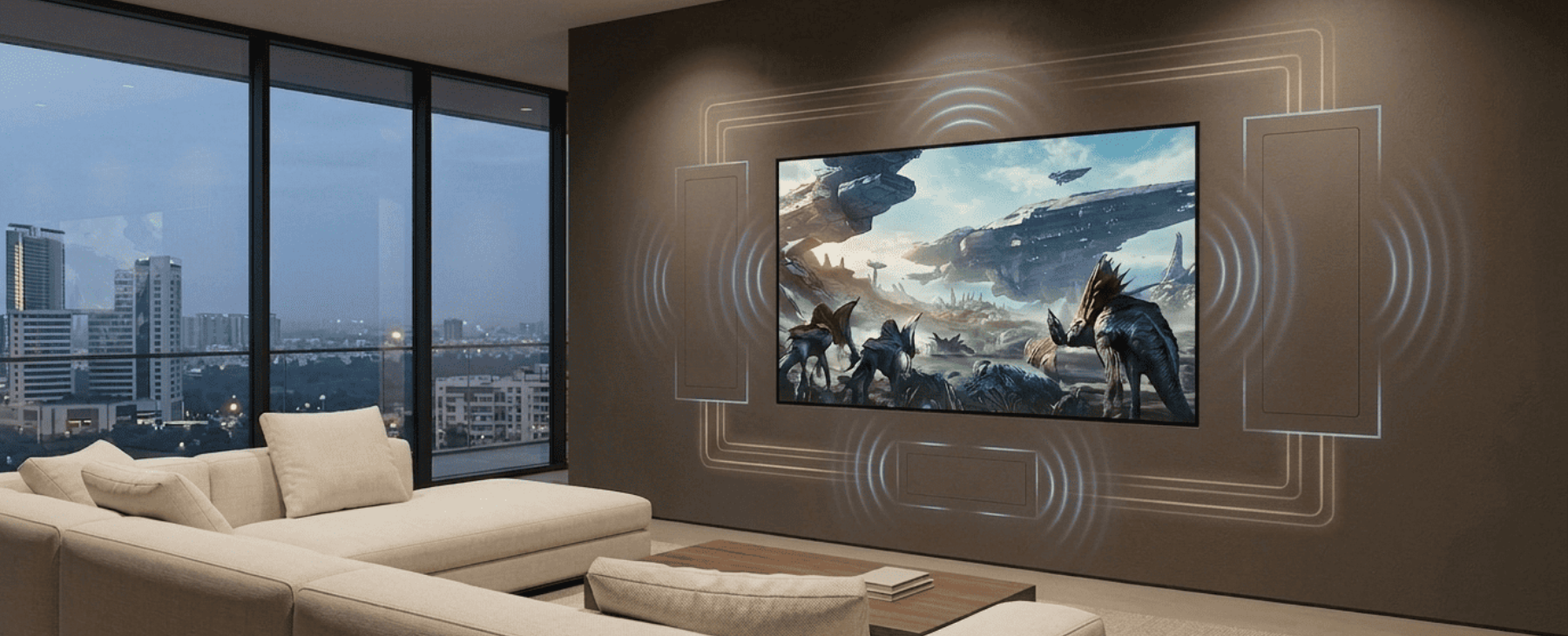 HIDDEN SPEAKERS FOR LUXURY HOMES