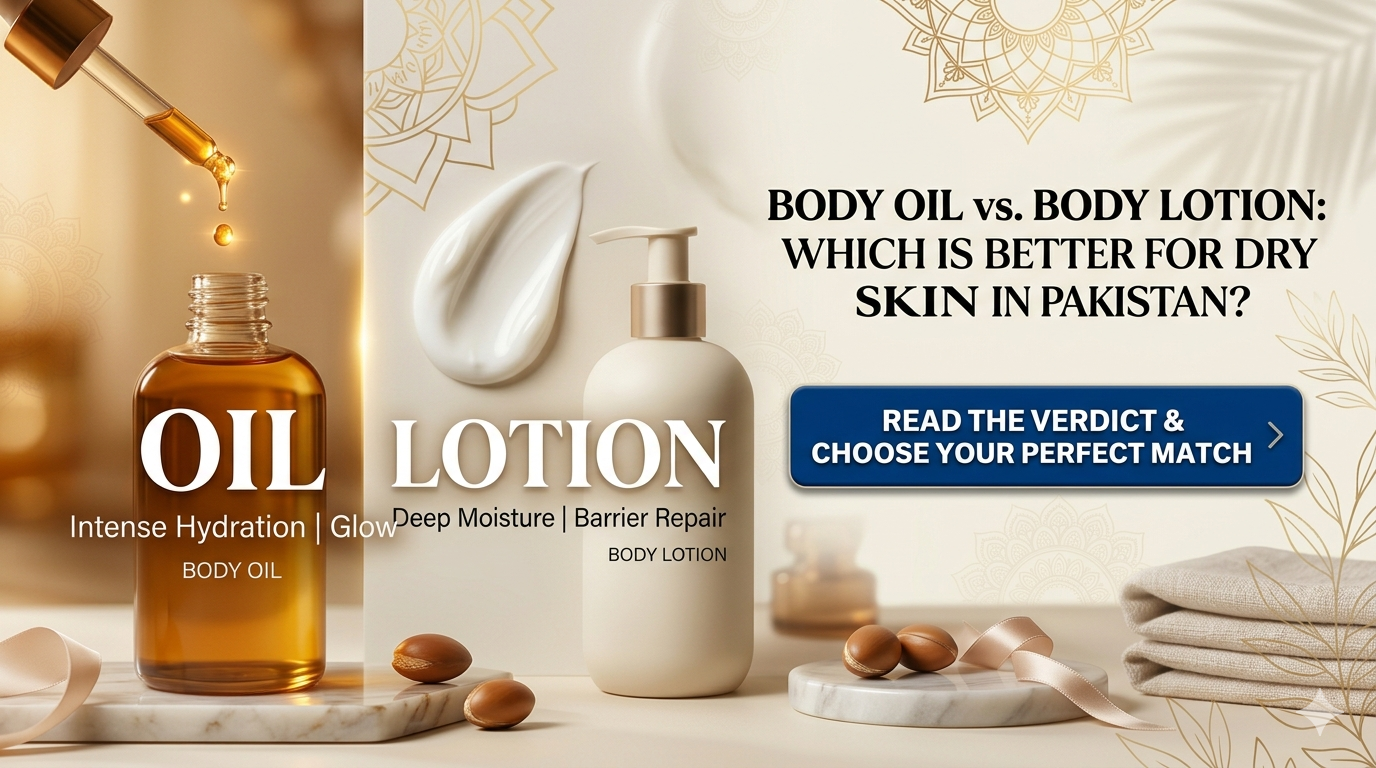 Body-oil-vs-body-lotion-which-is-better-for-dry-skin-in-pakistan