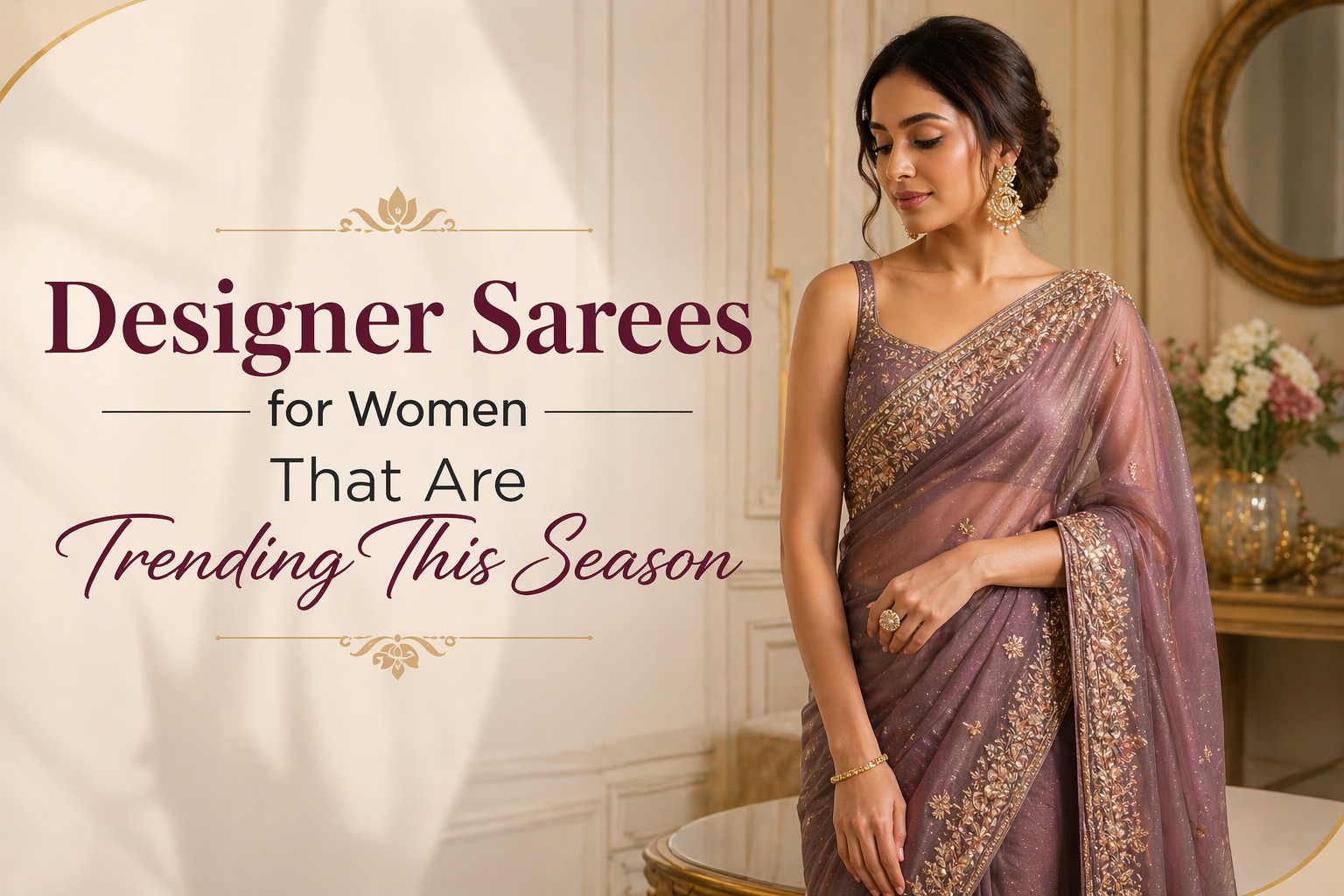 Designer Sarees for Women That Are Trending This Season