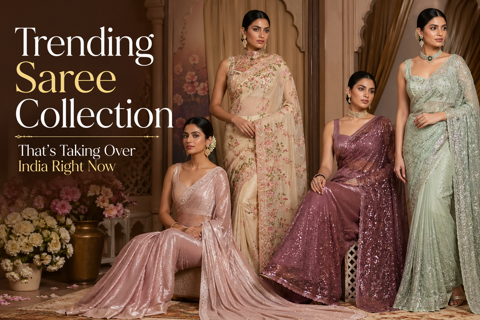 Trending Sarees Collection by Celebrity Drapes