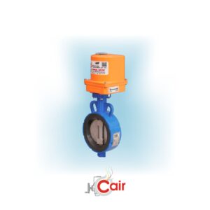 Cast-Iron-motorized-wafer-type-butterfly-valve