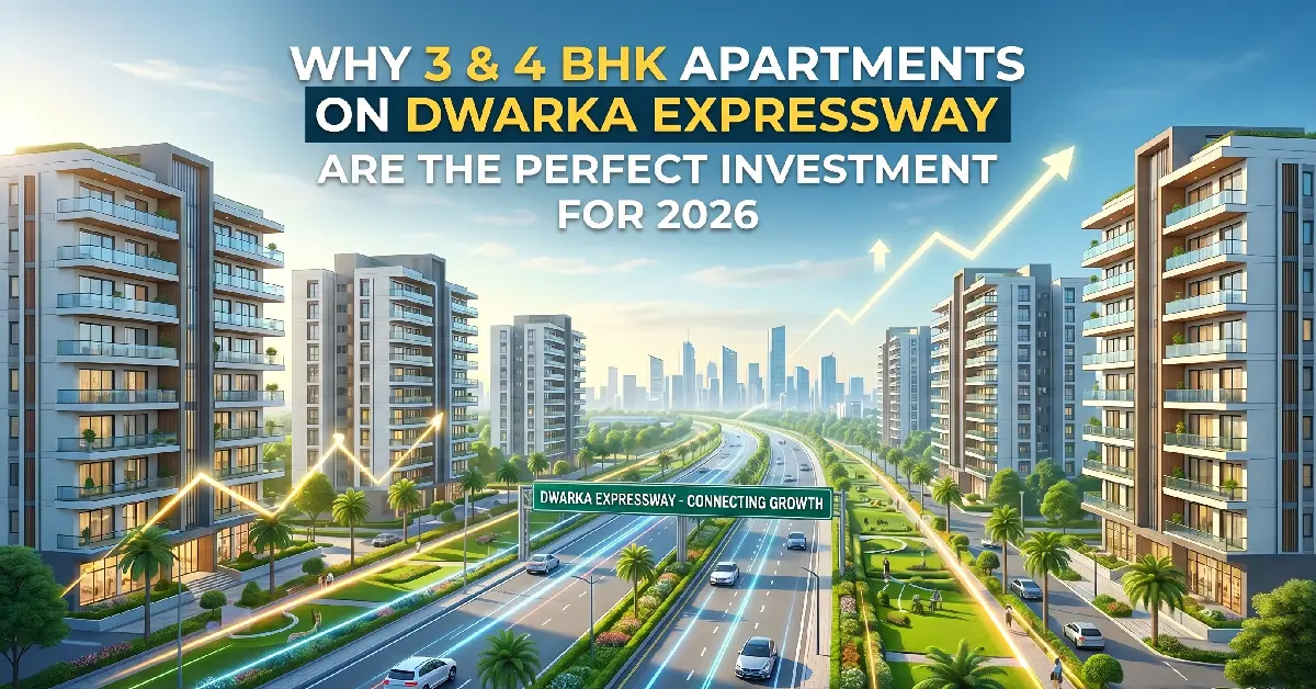 3 and 4 BHK Apartments on Dwarka Expressway