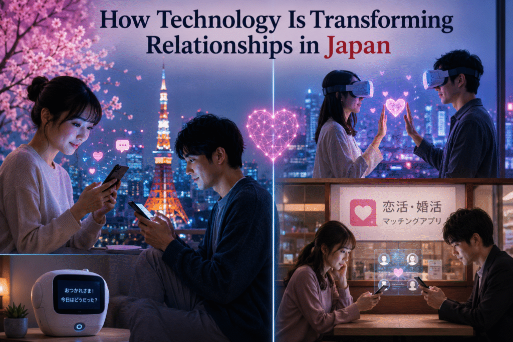 Technology transforming relationships Japan