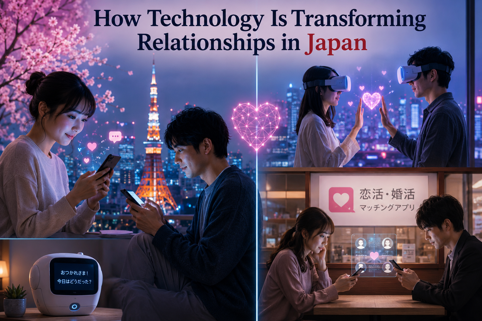 Technology transforming relationships Japan