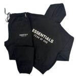 Fog Essentials Jet Black Tracksuit (SS25)