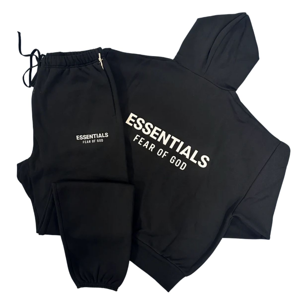 Fog Essentials Jet Black Tracksuit (SS25)