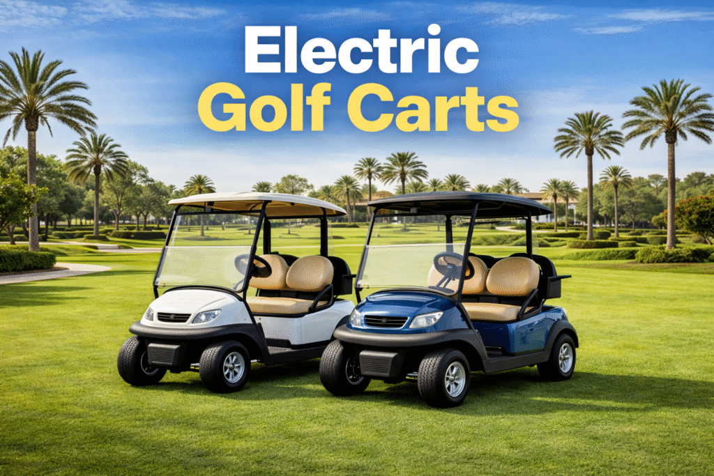 Electric golf cart from Toys UAE designed for eco-friendly, comfortable, and efficient everyday travel