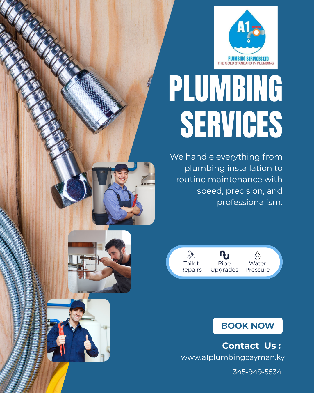 Burst Pipe Repair in the Cayman Islands