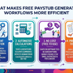 What Makes Free Paystub Generator Workflows More Efficient