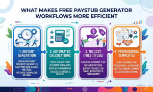 What Makes Free Paystub Generator Workflows More Efficient