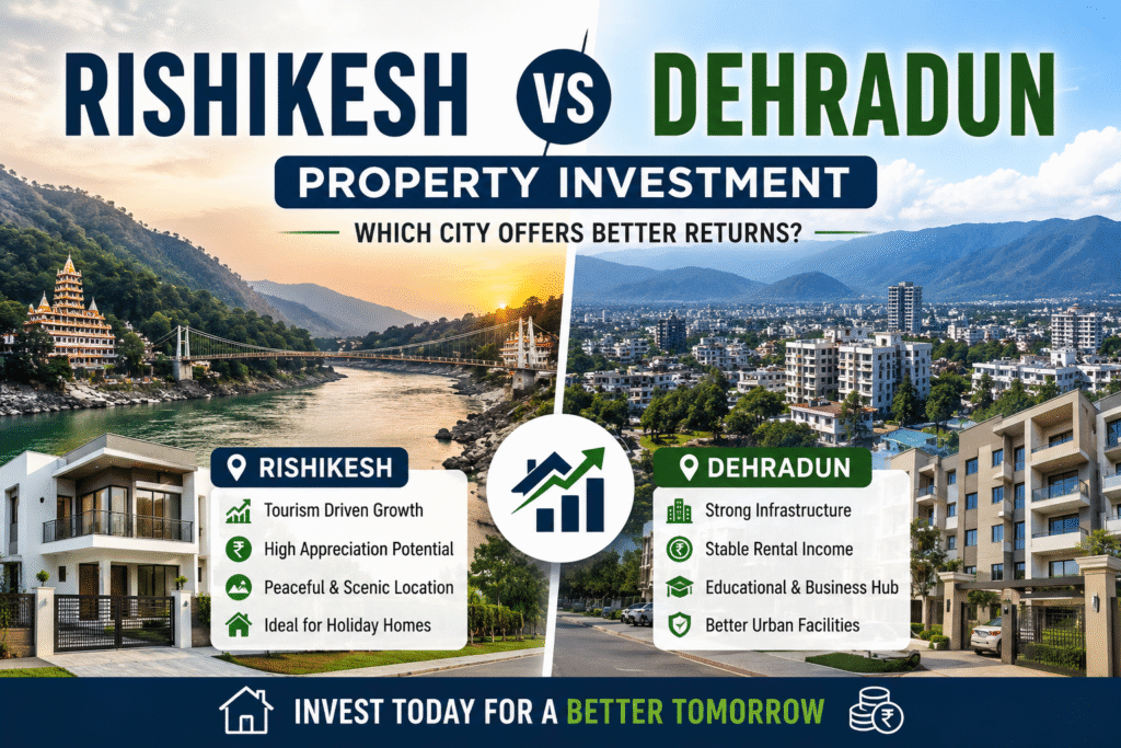 Rishikesh vs Dehradun Property Investment