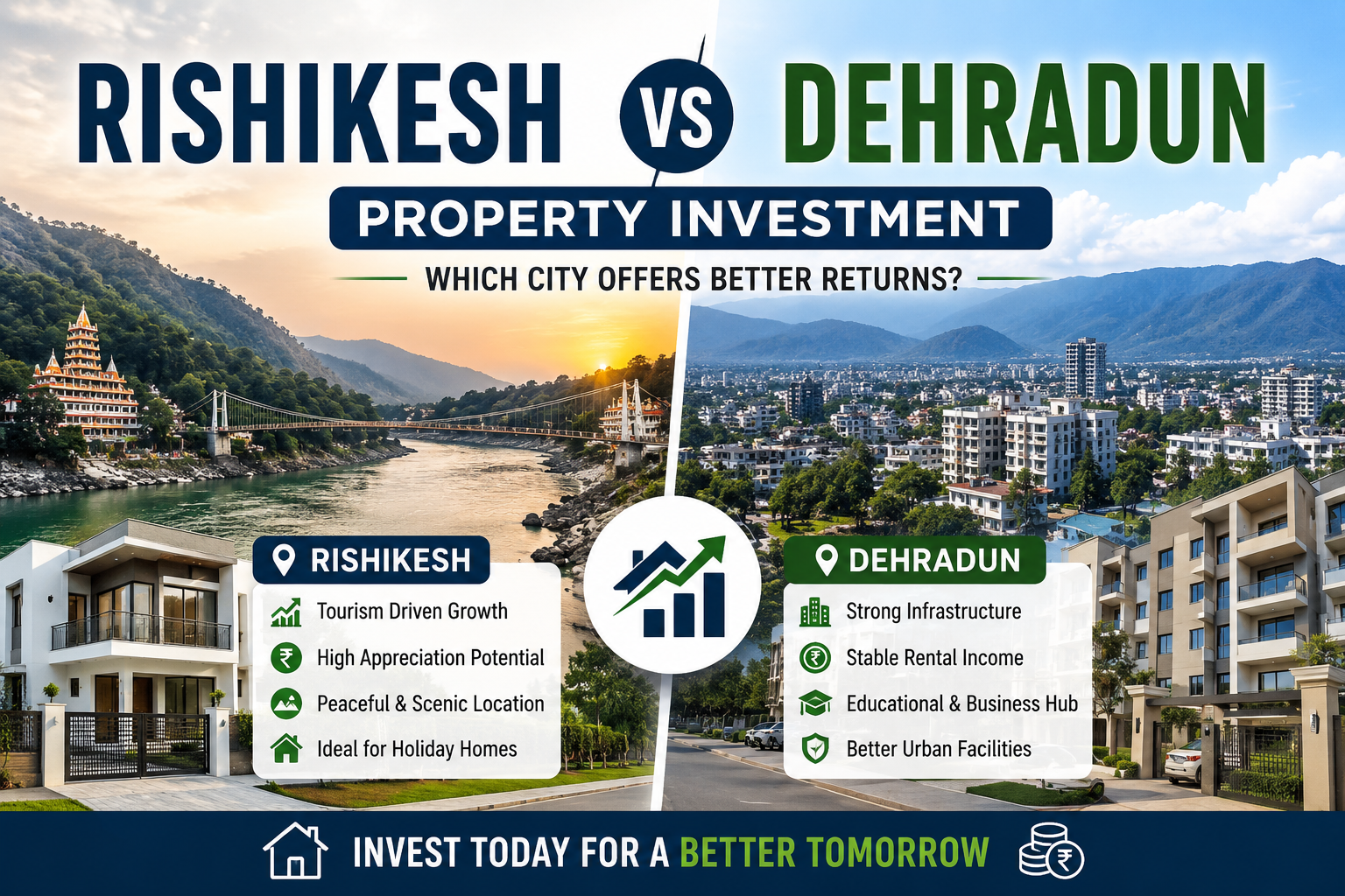 Rishikesh vs Dehradun Property Investment