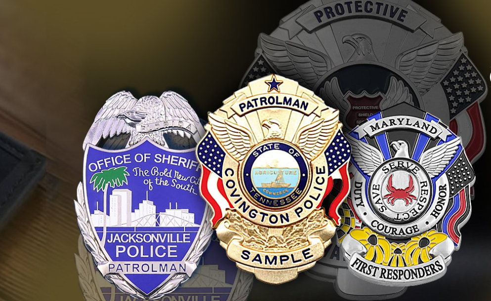 personalized police badge