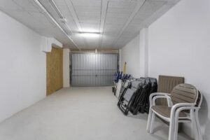 Cluttered attic and basement storage needing cleanout