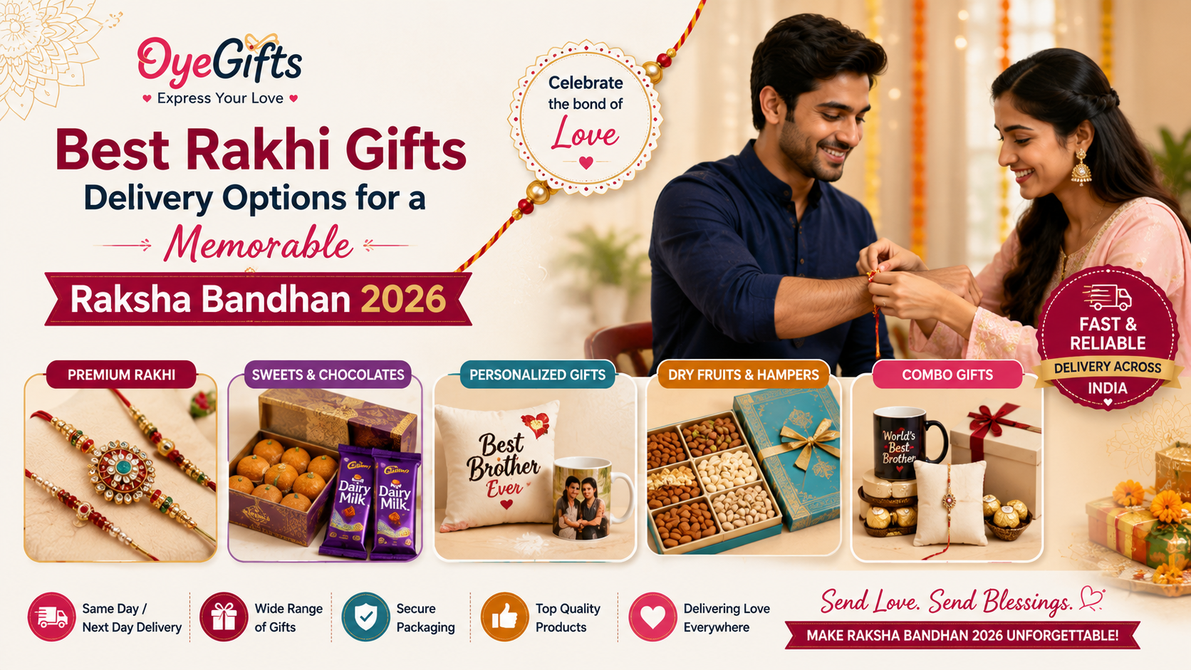 Best Rakhi Gifts Delivery Options for a Memorable Raksha Bandhan 2026