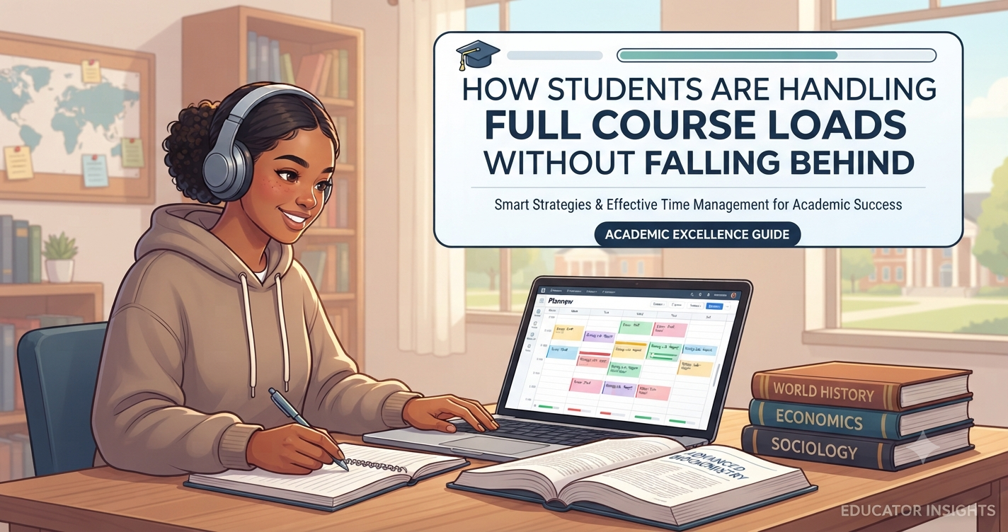 How Students Are Handling Full Course Loads Without Falling Behind