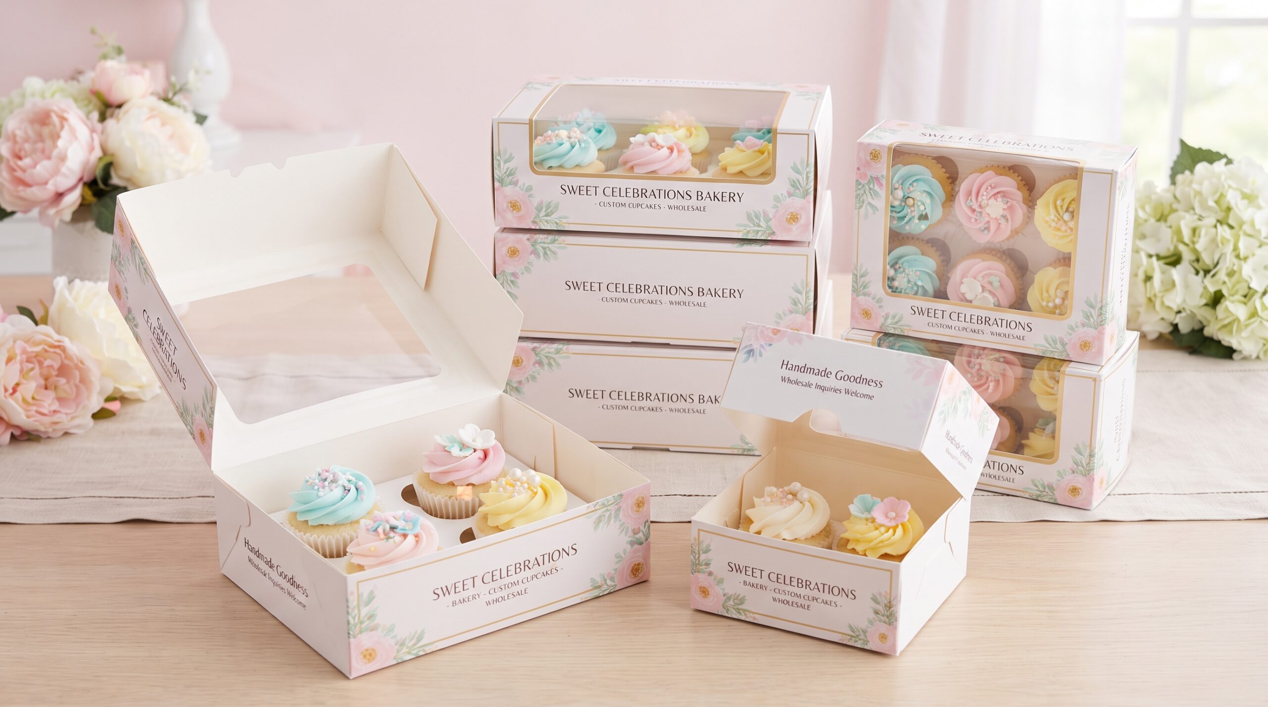 Custom CupCake Boxes