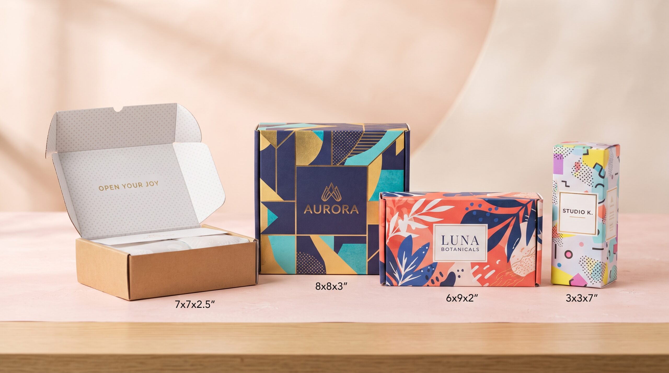 product boxes