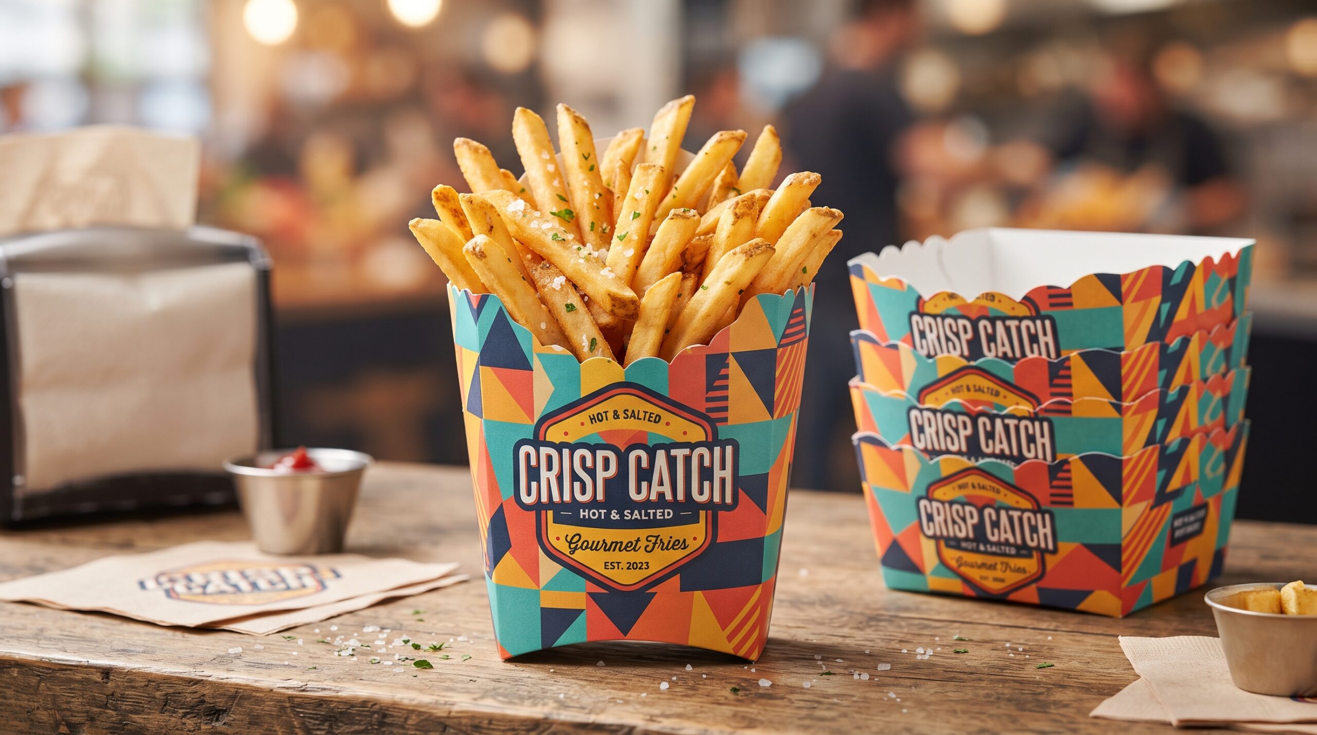 Custom French Fry Boxes