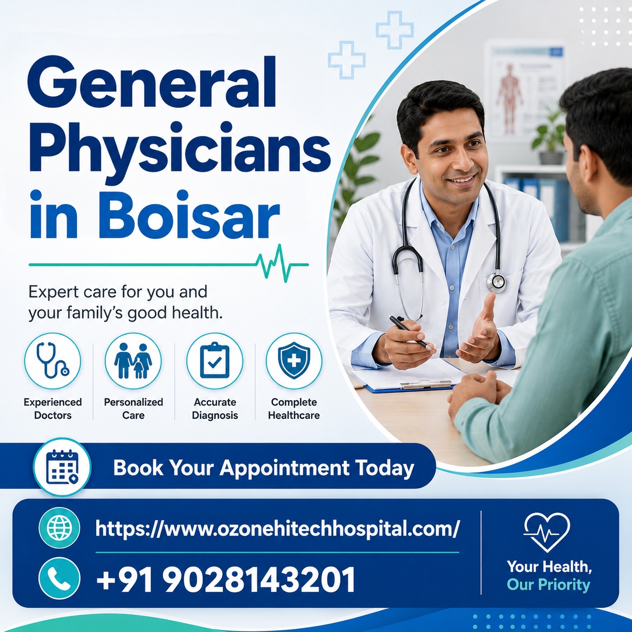 Experienced General Physicians in Boisar providing reliable medical consultation and comprehensive healthcare.