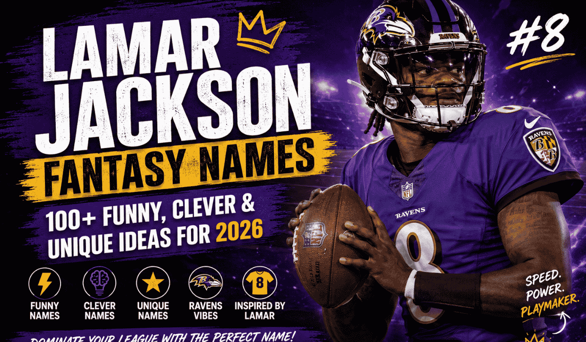 Lamar Jackson Fantasy Names