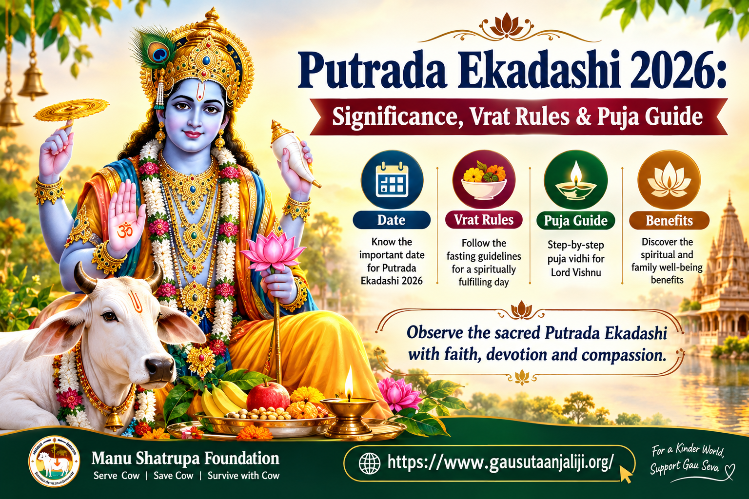 Putrada Ekadashi 2026 Vrat & Puja Guide