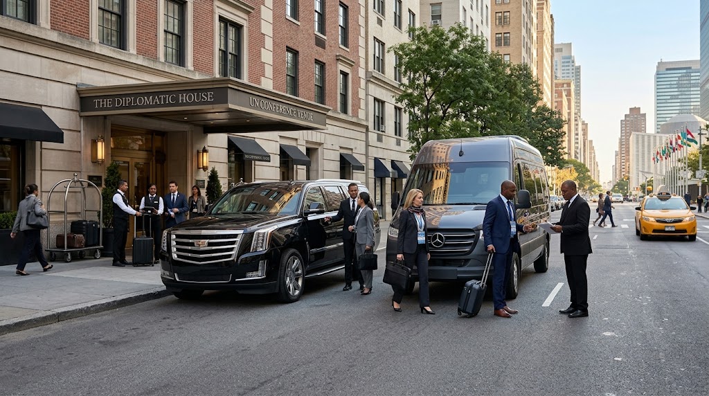 UN event transportation NYC