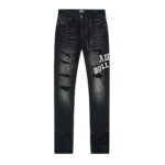 Amiri Appliquè Thrasher Black Jeans