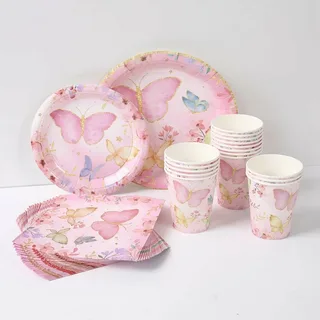 Custom Butterfly Paper Cups