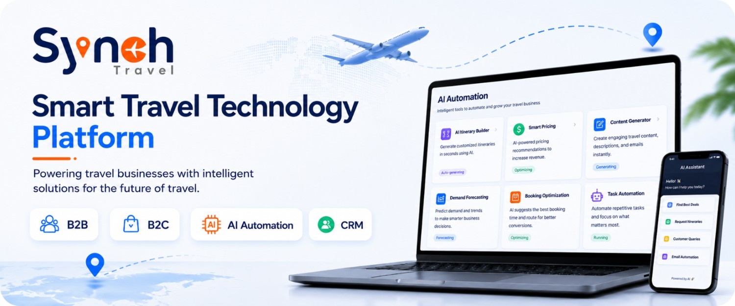 How B2B Travel Solutions Help Agencies Scale Faster with CRM Ticketing & Real Time Payments SynchTravel