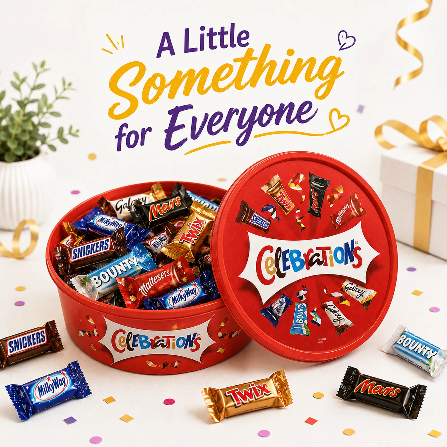 Mars Celebrations Chocolate Tub 500g Assorted Mini Chocolates Sharing Gift