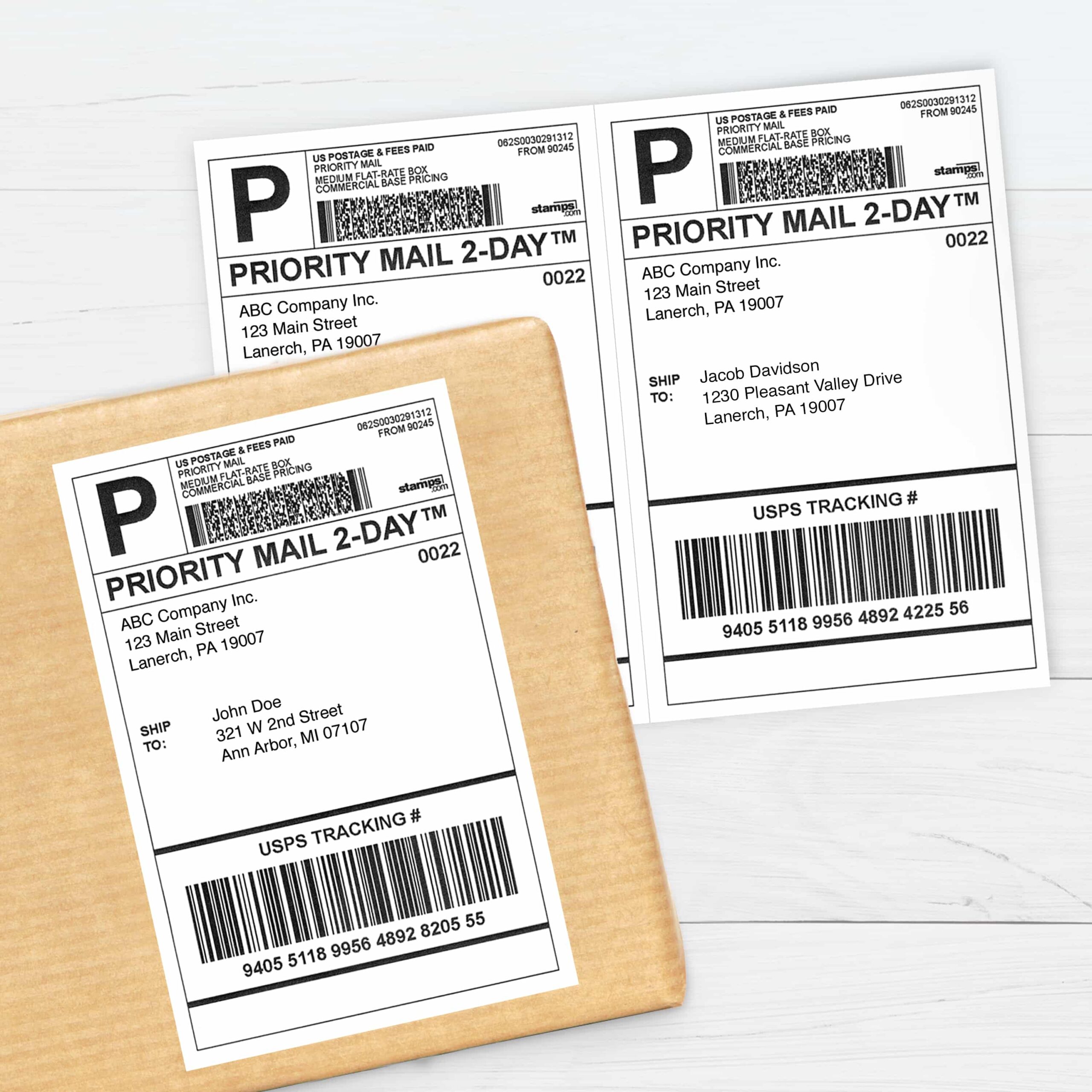 Custom Shipping Labels