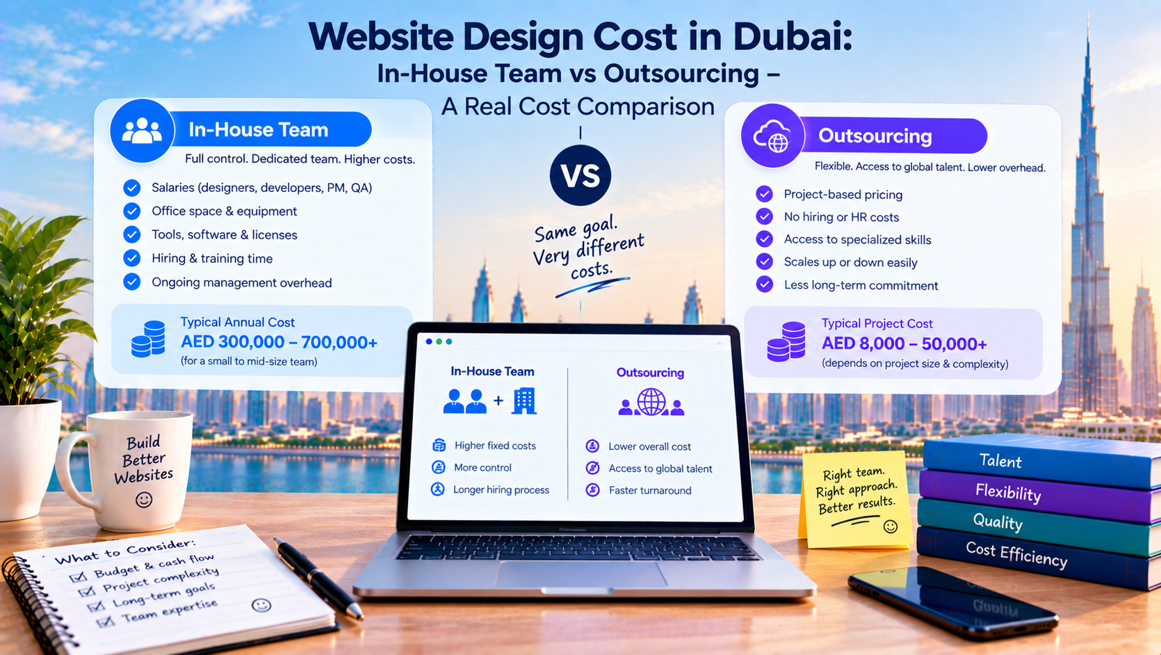 Website Design Cost in Dubai