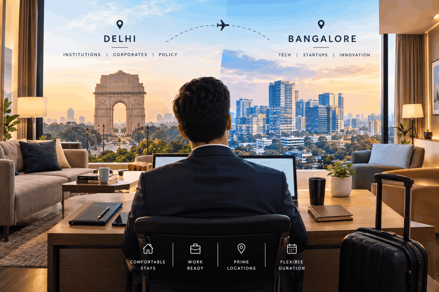 Multi City Executive Delhi Bangalore Long Stay Accommodation Guide