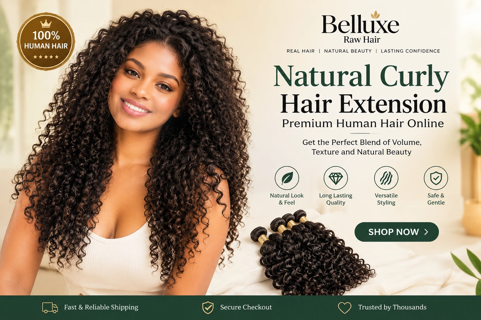Natural Curly Hair Extension