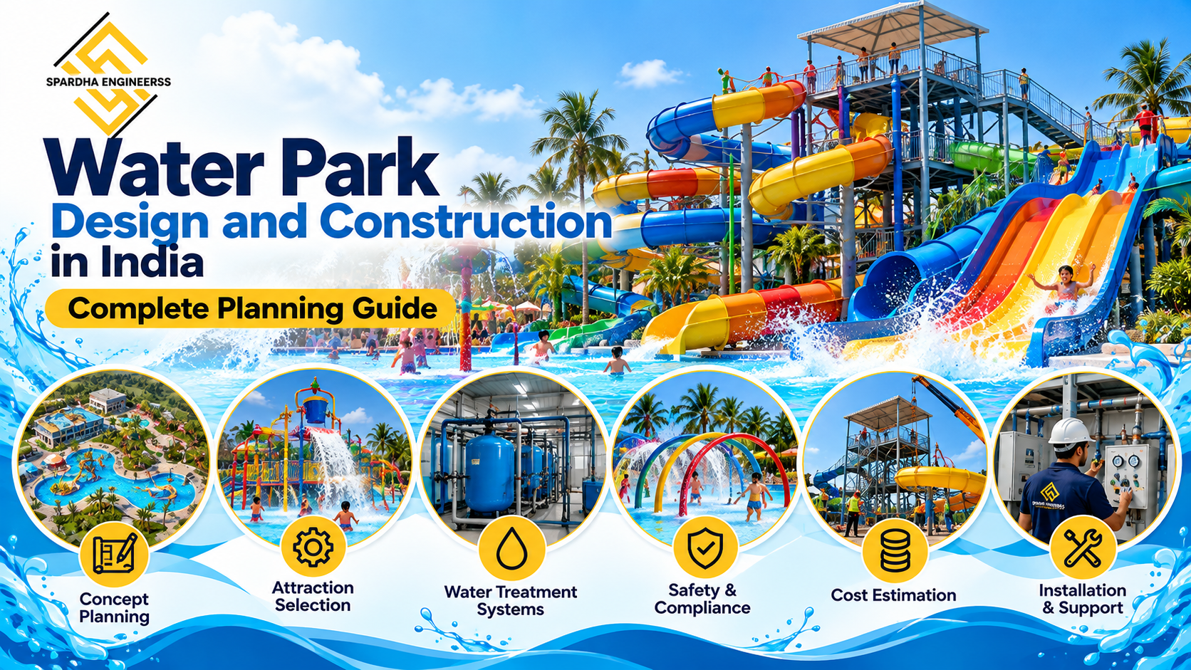 Water Park Design and Construction in India by Spardha Engineers