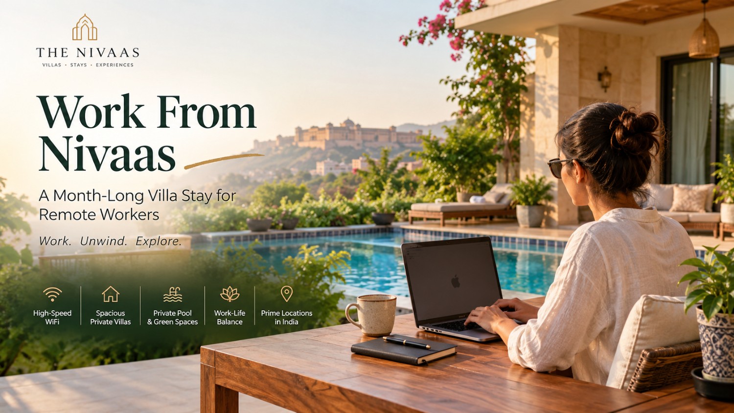 Work From Nivaas: A Month-Long Villa Stay for Remote Workers