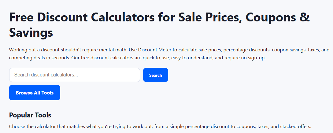 discount check