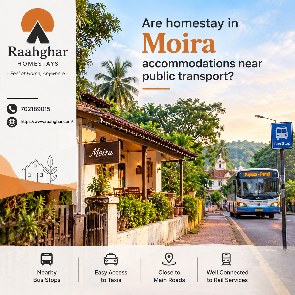 homestay in Moira