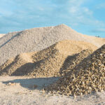 sand and gravel in California