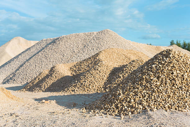 sand and gravel in California
